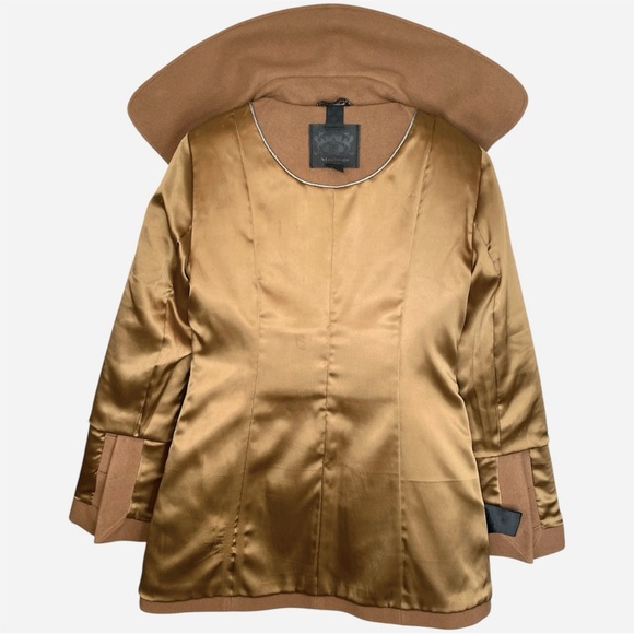 MACKAGE vintage size: M 70% wool, 10% cashmere, leather trim camel coat - Picture 6 of 6